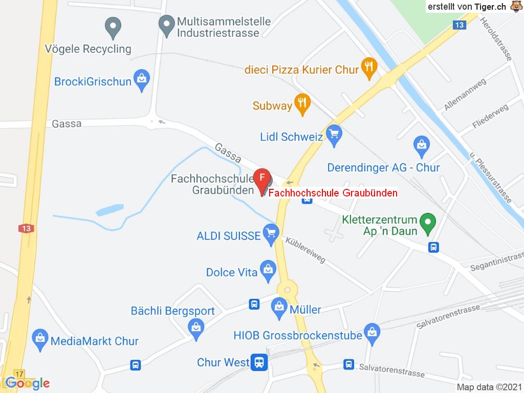 Standort Fachhochschule Graubünden in 7000 Chur